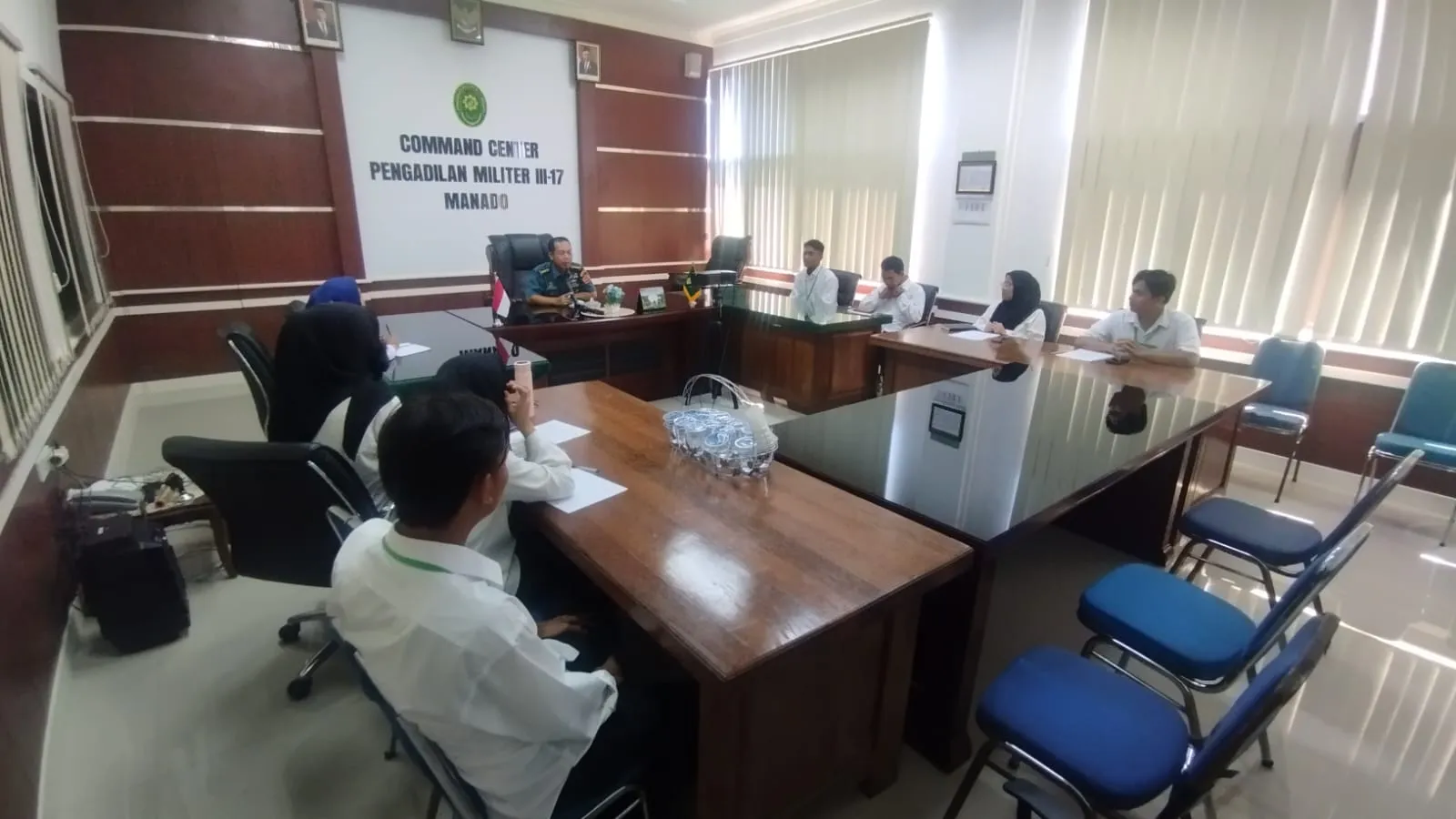 PEMBINAAN DAN PENGARAHAN KEPADA SELURUH ANAK MAGANG DARI INSTITUT AGAMA ISLAM NEGERI MANADO